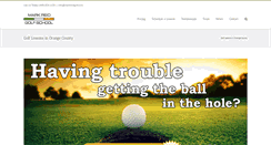 Desktop Screenshot of markreidgolf.com